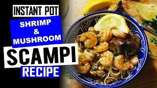 Shrimp amp Mushroom Scampi in a Slow Cooker [upl. by Anerual]