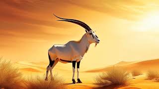 The Addax The Desert Survivor with Unique Adaptations [upl. by Annauj]