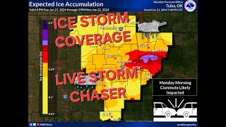 🔴LIVE  Ice Storm  ArkansasMissouriOklahoma  Live Storm Chaser [upl. by Marthe488]