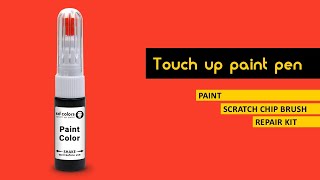 SD COLORS New Touch Up Paint Pen REPAIR KIT 7ML SCRATCH CHIP BRUSH REPAIR PAINT [upl. by Anayt]