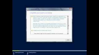 Upgrade Windows Server 2008 R2 Standard to Windows Server 2012 Standard Installation Video [upl. by Lumpkin]