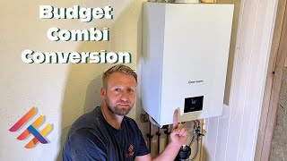 Budget Combi boiler conversion GlowWorm [upl. by Carissa660]