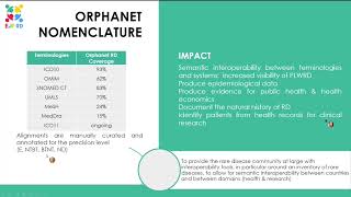 Orphanet – EJP RD Webinar 25 November 2021 [upl. by Harberd869]