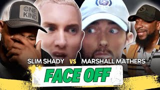 SLIM SHADY VS MARSHALL MATHERS THE FACE OFF  REACTION [upl. by Zelig]