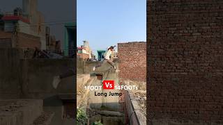 1Foot vs 16 Foots 😨 Long Jump jump parkour challenge [upl. by Rendrag]