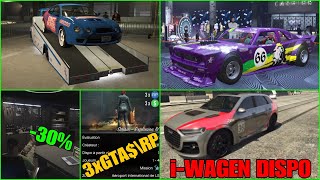 NEWS GTA ONLINE IWAGEN DISPO MISSION SIMEON TRIPLÉ  TOUTES LES PROMOTIONS DU 20 JANVIER [upl. by Eiramacissej]