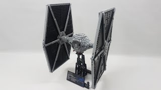 LEGO Star Wars UCS TIE Fighter Build amp Review 75095 [upl. by Akeme366]