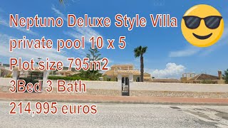 CAD1468 214995Euros Spanish homes for sale Property Spain Neptuno Deluxe Style Camposol [upl. by Zerimar]