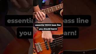 anybody can do this 😁🎸 bassguitar rock bassline [upl. by Bernardina476]