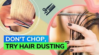 Get Rid Of Split Ends With Hair Dusting [upl. by Malek]