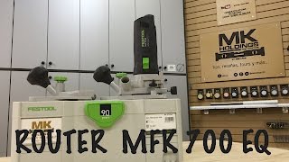 Reseña de la Fresadora o Router MFK 700 de Festool [upl. by Atikram817]