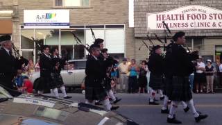 Fergus Scottish Festival Parade [upl. by Asilrak997]