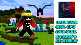 BEST MINECRAFT FREE SERVER HOSTING 2024  BEST MINECRAFT 247 FREE SERVER HOST NO RENEW 16GB RAM [upl. by Thordia]