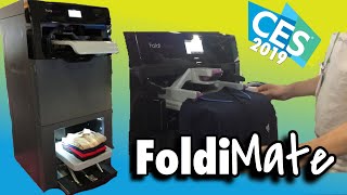 FoldiMate  THE LAUNDRY IS DONE  CES 2019 [upl. by Lehcer]