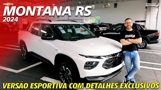 CHEVROLET MONTANA RS 2024  A Versão Mais TOP e Esportiva [upl. by Ariaz]