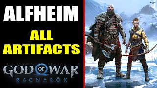 Alfheim  All Artifacts Locations  God of War Ragnarök [upl. by Goddard777]