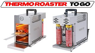 Thermo Roaster TO GO OberhitzeGasgrill im TestVergleich 2024 🥇Mobilder SteakGrill fürs Camping [upl. by Crispas]