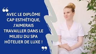 Témoignage CAP Esthétique  Clémence nous parle de sa formation au CEF [upl. by Atiken]