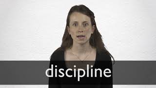 How to pronounce DISCIPLINE in British English [upl. by Hgielak]