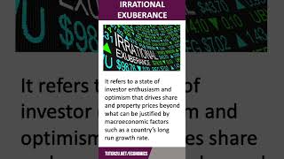 Irrational Exuberance  60 Second Economics  A Level amp IB [upl. by Kneeland830]