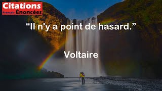 Il ny a point de hasard  Voltaire [upl. by Aled]