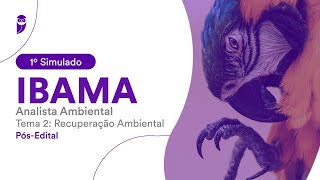 1º Simulado IBAMA – Analista Ambiental  Tema 2 Recuperação Ambiental  PósEdital [upl. by Dixie34]