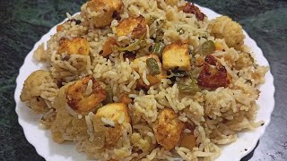 Gobi Paneer Pulao Recipe  Cauliflower Paneer Pulao  A2Z Kitchen [upl. by Nodnerb55]