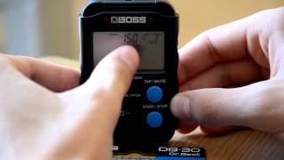 Boss DB30 Metronome review [upl. by Avrit]