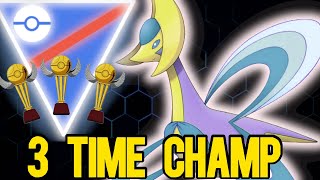 3 Time Regional Champion Doonebug uses Cresselia in Open Great League  Pokémon GO Battle League [upl. by Uhp]