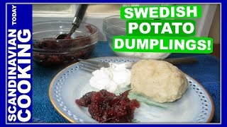 How To Make Traditional Swedish Potato Dumplings ♥ Kroppkaka 🍴 [upl. by Ialocin]