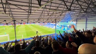 Chesterfield Fans Away at Oldham Athletic  Joe Quigley Goal 16032024 [upl. by Prudhoe]