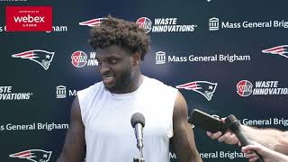 Jalen Reagor quotWere all out there competingquot  Patriots Press Conference [upl. by Helge]