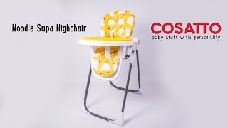 Cosatto Noodle Supa Highchair [upl. by Refinej407]