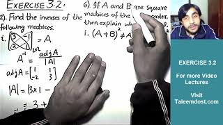 1st year Math Chapter 3 part 4  Free Video Lectures of 1st year Math [upl. by Arihsaj]