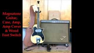 Demo 2  Vintage 1956 Magnatone Mark III Guitar played through 1959 Magnatone Amp [upl. by Keynes]