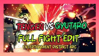 tengen vs gyutaro full fight edit edit anime demonslayer [upl. by Maurilla]