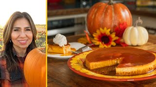 PUMPKIN FLAN Easy Recipe for Rich Creamy amp Delicious Flan thats Perfect for Fall [upl. by Aket]