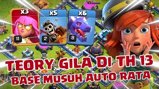 TH 13 WAJIB COBA  BASE MUSUH AUTO RATA  COCOK JUGA UNTUK WAR [upl. by Noiemad]