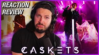 VOCALS WITH POWER  CASKETS quotLost In Echoesquot  REACTION  REVIEW [upl. by Noe263]