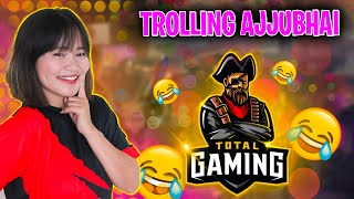 Trolling Ajjubhai in Free Fire with Nepali Language Total Gaming Prank  Garena Free Fire [upl. by Ramak]