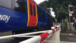 Egham Hythe Level Crossing Surrey Sunday 19092021 [upl. by Gottfried859]