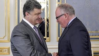 MH17 Ukraines Poroshenko seeks to reassure the Netherlands [upl. by Ayahsey]