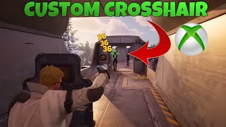 How to get custom crosshair in Fortnite FULL GUIDE XboxPS5 [upl. by Lan602]