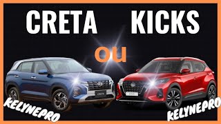 HYUNDAI CRETA 10 TURBO 2023 OU NISSAN KICKS 16 2023 [upl. by Nirmak400]