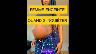 FEMME ENCEINTE  QUAND SINQUIÉTER  bebe baby grossesse bebe femmeenceinte [upl. by Ydnyc]