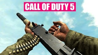 Call of Duty 5 World at War Weapons Firing In Slow Motion [upl. by Atineb]