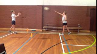 Netball shoulder pass [upl. by Melleta]