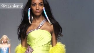 Blumarine Bright Colors Holograms and Metallics for Fall 2012  Milan Fashion Week  FashionTV [upl. by Nrehtac]