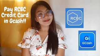 HOW TO PAY RCBC CREDIT CARD VIA GCASH [upl. by Linders340]