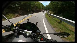 Riding Moto Guzzi V100 Mandello V85 Strada Plus An Aprilia RS 660 Trofeo Sighting [upl. by Rochus]